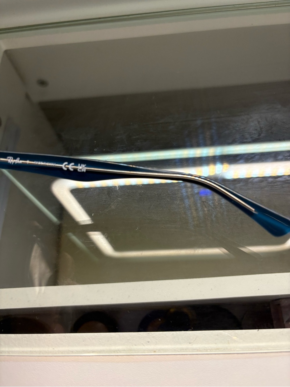 Ray ban blue rim Eyeglasses - Picture 4 of 9